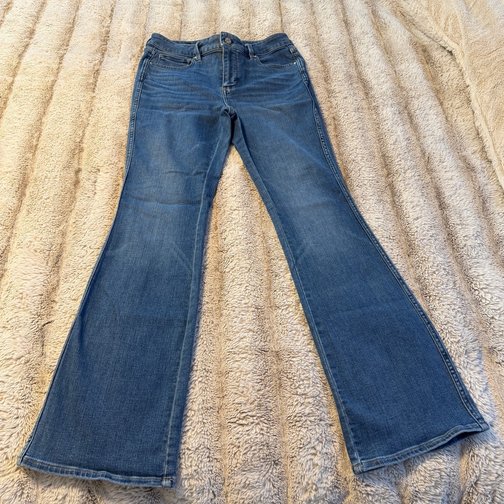 White House Black Market Skinny Flare Jeans
